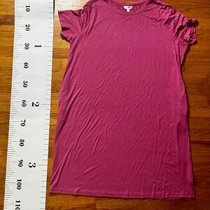 Magenta T-Shirt Dress Terra and Sky New With Tags Size 1x